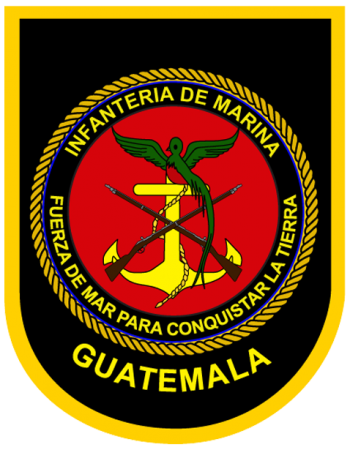 Coat of arms (crest) of the Naval Infantry Brigade, Guatemalan Navy