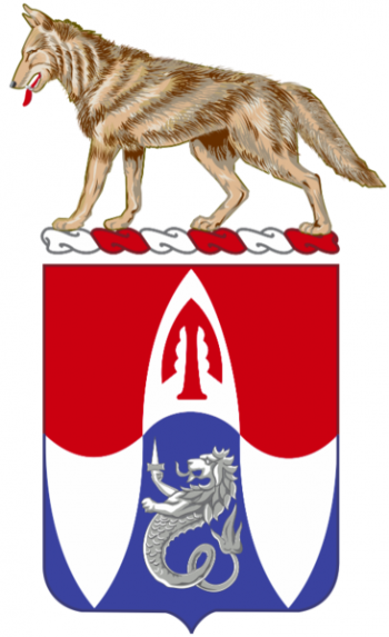 Coat of arms (crest) of 153rd Engineer Battalion, South Dakota Army National Guard