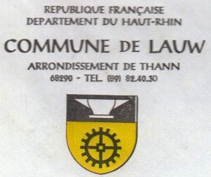 Blason de Lauw (Haut-Rhin)/Coat of arms (crest) of {{PAGENAME