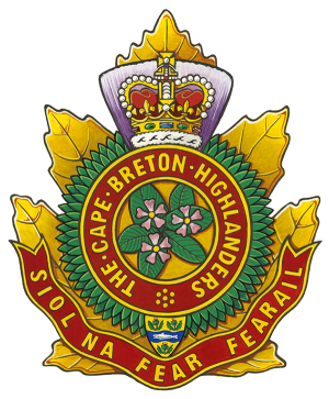 The Cape Breton Highlanders, Canadian Army.png