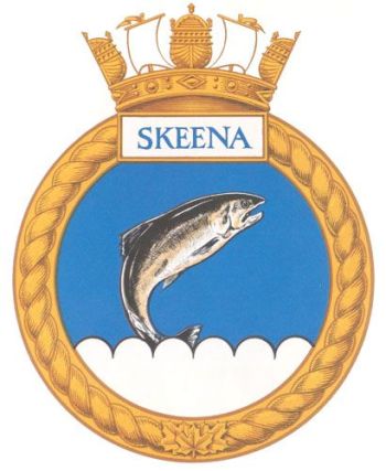 Coat of arms (crest) of the HMCS Skeena, Royal Canadian Navy