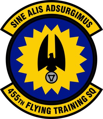 Coat of arms (crest) of 455th Flying Training Squadron, US Air Force