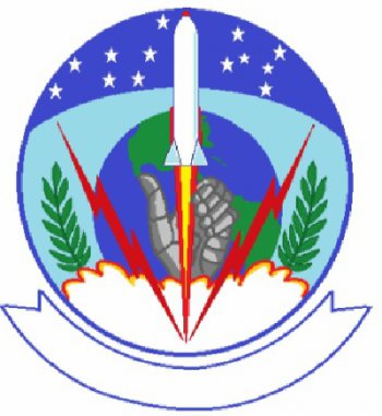Coat of arms (crest) of the 576th Strategic Missile Squadron, US Air Force