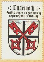 Wappen von Andernach/Arms of Andernach