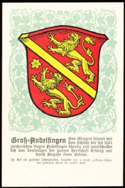 Wappen von/Blason de Andelfingen