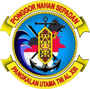 Coat of arms (crest) of the XIII Main Naval Base, Indonesia Navy