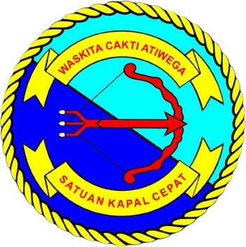Coat of arms (crest) of the Fleet Fast Craft Unit, Indonesian Navy