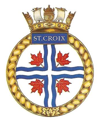 Coat of arms (crest) of the HMCS St. Croix, Royal Canadian Navy