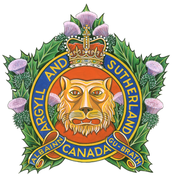 Coat of arms (crest) of the The Argyll and Sutherland Highlanders of Canada (Princess Louise's), Canadian Army