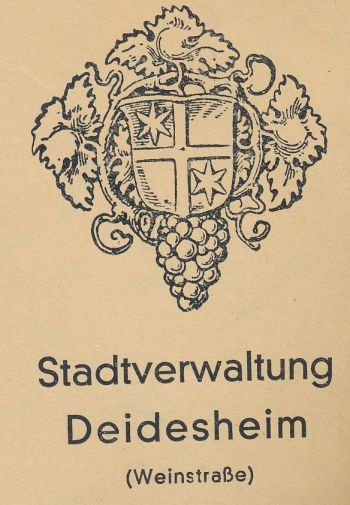 Wappen von Deidesheim/Coat of arms (crest) of Deidesheim