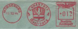 Wappen von Landkreis Merseburg/Arms (crest) of the Merseburg district