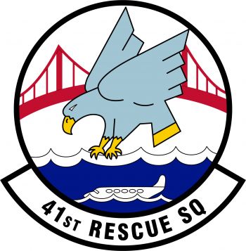 Coat of arms (crest) of the 41st Rescue Squadron, US Air Force