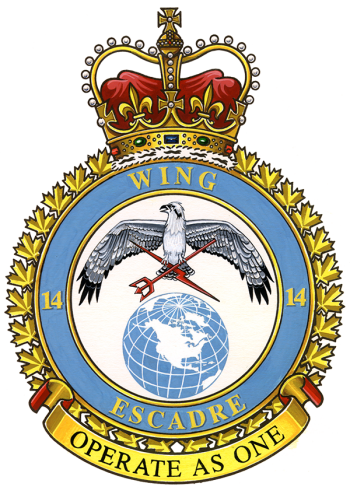 Coat of arms (crest) of the No 14 Wing, Royal Canadian Air Force