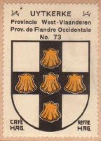 Wapen van Uitkerke/Arms (crest) of Uitkerke