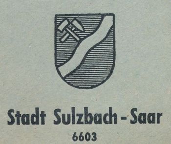 Wappen von Sulzbach/Saar/Coat of arms (crest) of Sulzbach/Saar