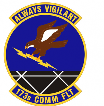 Coat of arms (crest) of the 173rd Communications Flight, Oregon Air National Guard