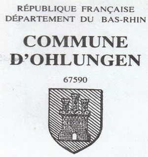 Blason de Ohlungen/Coat of arms (crest) of {{PAGENAME