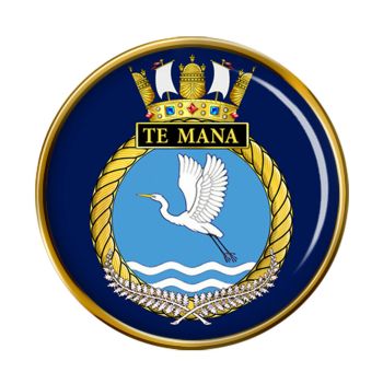 Coat of arms (crest) of the Frigate HMNZS Te Mana (F111), RNZN