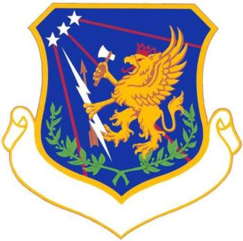 Coat of arms (crest) of the 485th Air Expeditionary Wing, US Air Force