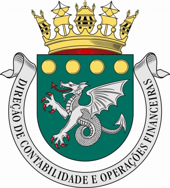 Coat of arms (crest) of the Directorate of Contability and Financial Operations, Portuguese Navy