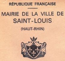 Blason de Saint-Louis/Arms (crest) of Saint-Louis
