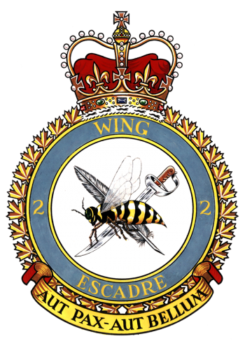 Coat of arms (crest) of the No 2 Wing, Royal Canadian Air Force