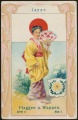 Arms, Flags and Folk Costume trade card Natrogat Japan
