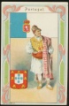 Arms, Flags and Folk Costume trade card Portugal