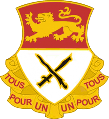 Arms of 15th Cavalry Regiment, US Army