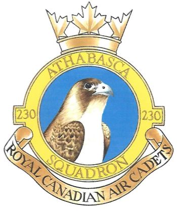 Coat of arms (crest) of the No 230 (Athabasca) Squadron, Royal Canadian Air Cadets