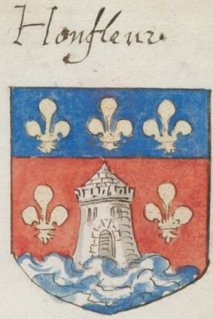 Coat of arms (crest) of Honfleur (Calvados)