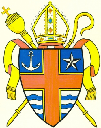 Arms (crest) of St Clement's Pro-Cathedral, El Paso, Texas