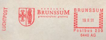 Wapen van Brunssum/Coat of arms (crest) of Brunssum