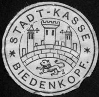 Wappen von Biedenkopf/Arms (crest) of Biedenkopf