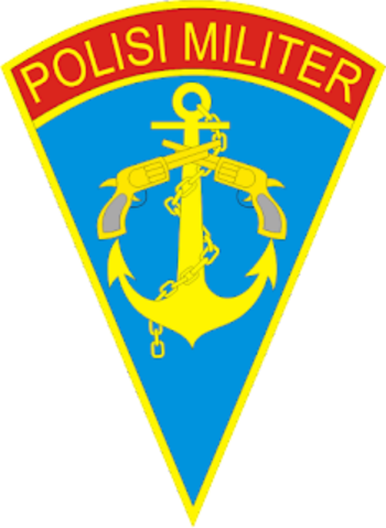 Coat of arms (crest) of the Fleet Military Police Command, Indonesian Navy