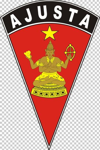 Coat of arms (crest) of the 1st Field Artillery Battalion, Indonesian Army