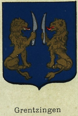 Blason de Grentzingen/Coat of arms (crest) of {{PAGENAME