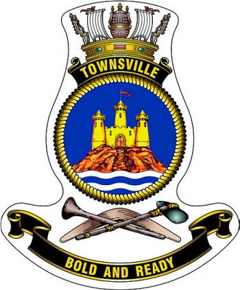 Coat of arms (crest) of the HMAS Townsville, Royal Australian Navy