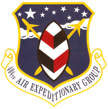Coat of arms (crest) of the 404th Air Expeditionary Group, US Air Force