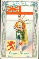 Arms, Flags and Folk Costume trade card Natrogat Schottland