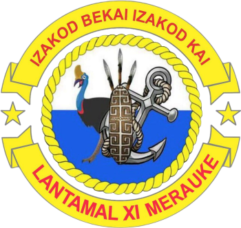 Coat of arms (crest) of the XI Main Naval Base, Indonesian Navy