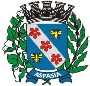Brasão de Aspásia (São Paulo)/Arms (crest) of Aspásia (São Paulo)