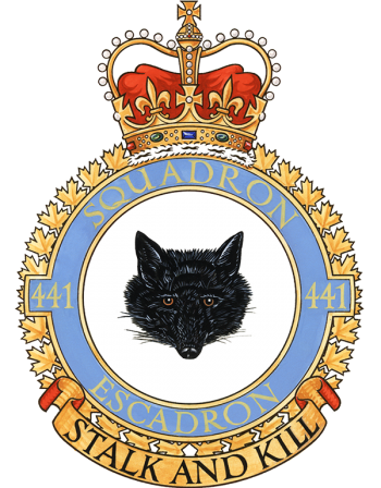 Coat of arms (crest) of No 441 Squadron, Royal Canadian Air Force