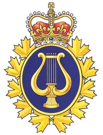 Coat of arms (crest) of the Music Branch, Canada