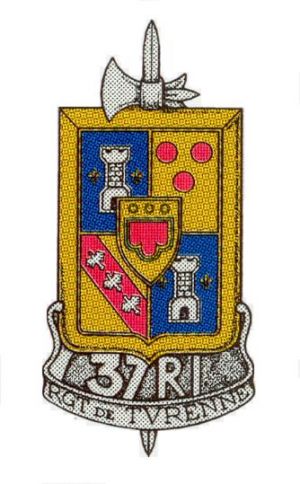 Coat of arms (crest) of the 37th Infantry Regiment, French Army