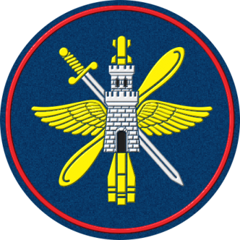 Coat of arms (crest) of the 6970th Air Base, Russian Air Force