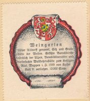 Wappen von Weingarten/Arms (crest) of Weingarten