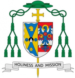 Arms (crest) of John Oliver Barres