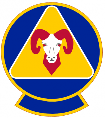 Coat of arms (crest) of the 7th Maintenance Squadron, Mobile, US Air Force (later 707th Maintenance Squadron)