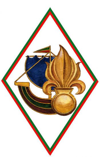 Coat of arms (crest) of the Foreign Legion Recruiting Group, French Army